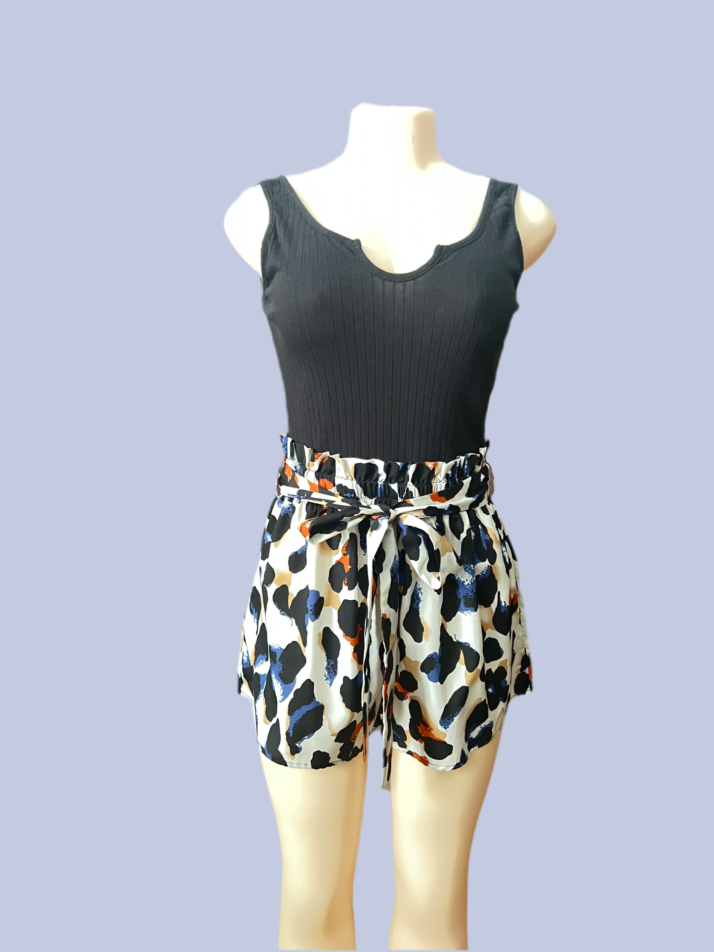 Frenchy Women's Animal Print Bow Tie