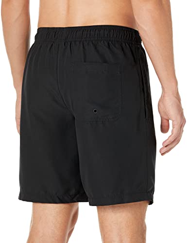 Amazon Essentials Men's 9" Quick-Dry Swim Trunk, Black, Large