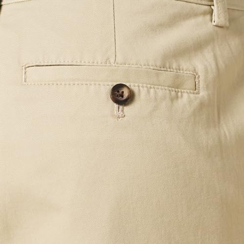 Amazon Essentials Men's Slim-Fit 9" Short, Khaki Brown, 34