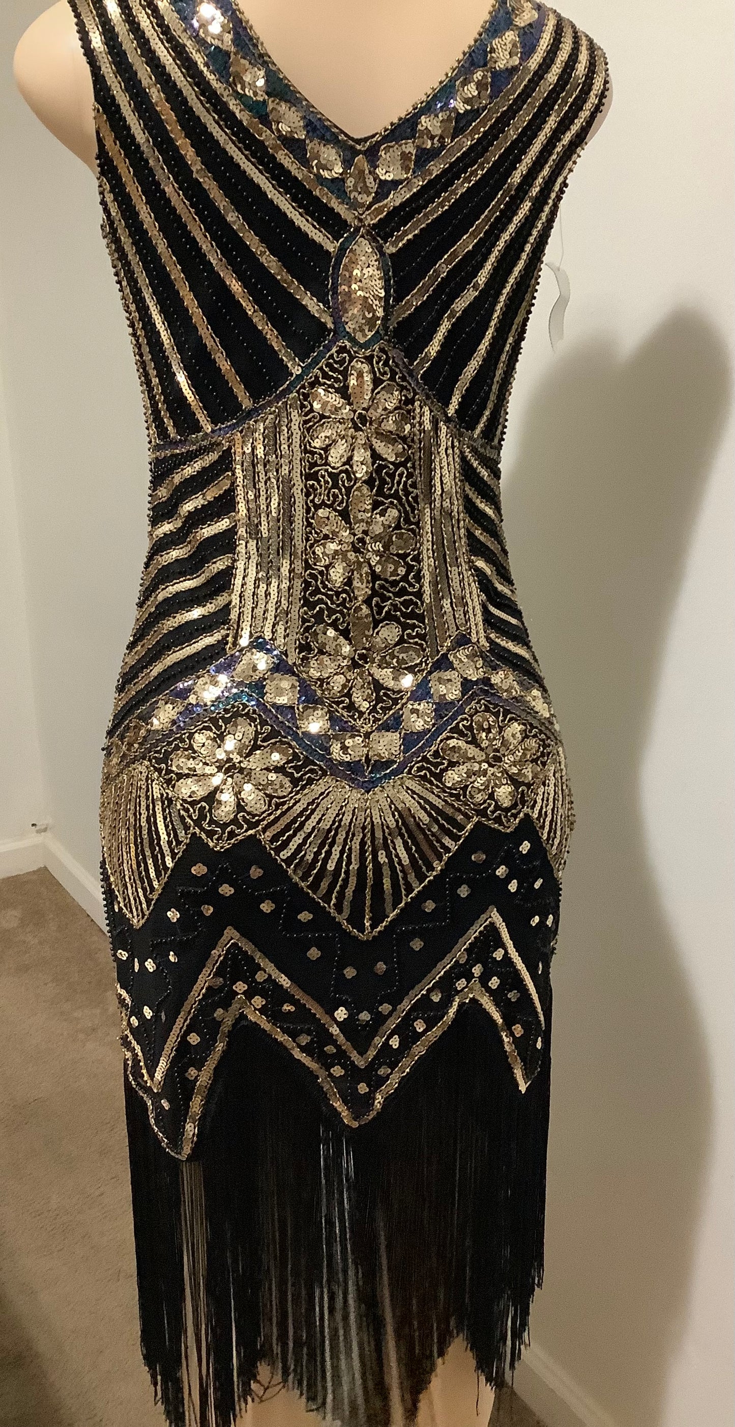 30S Flapper Dress 1920S