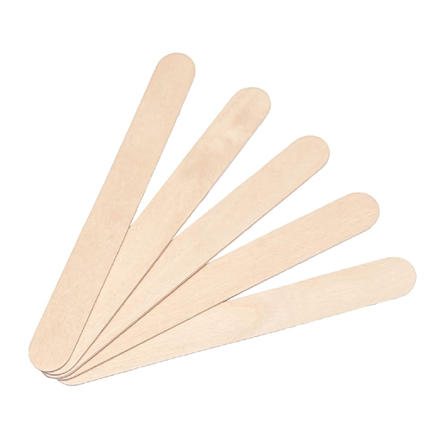 KTOJOY 8”100Pcs Jumbo Wooden Craft Sticks Wooden Popsicle Craft Sticks Stick Treat Sticks Ice Pop Sticks for DIY Crafts,Home Art Projects, Classroom Art Supplies