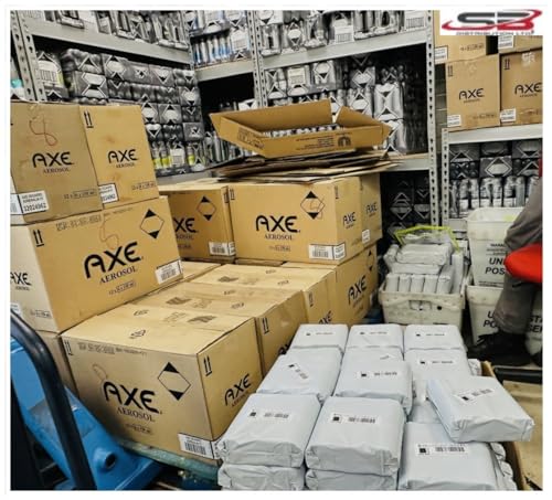 (6 Pack) Axe Adrenalin Body Spray for Men, 5.07 Oz (150ml) |Mandarin & Sandalwood scent |48H Non Stop Fresh |by SBD