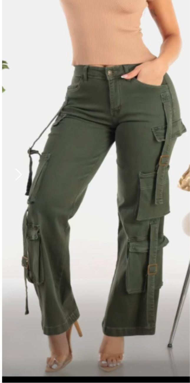 Butt Lifting Straight Wide Leg St..