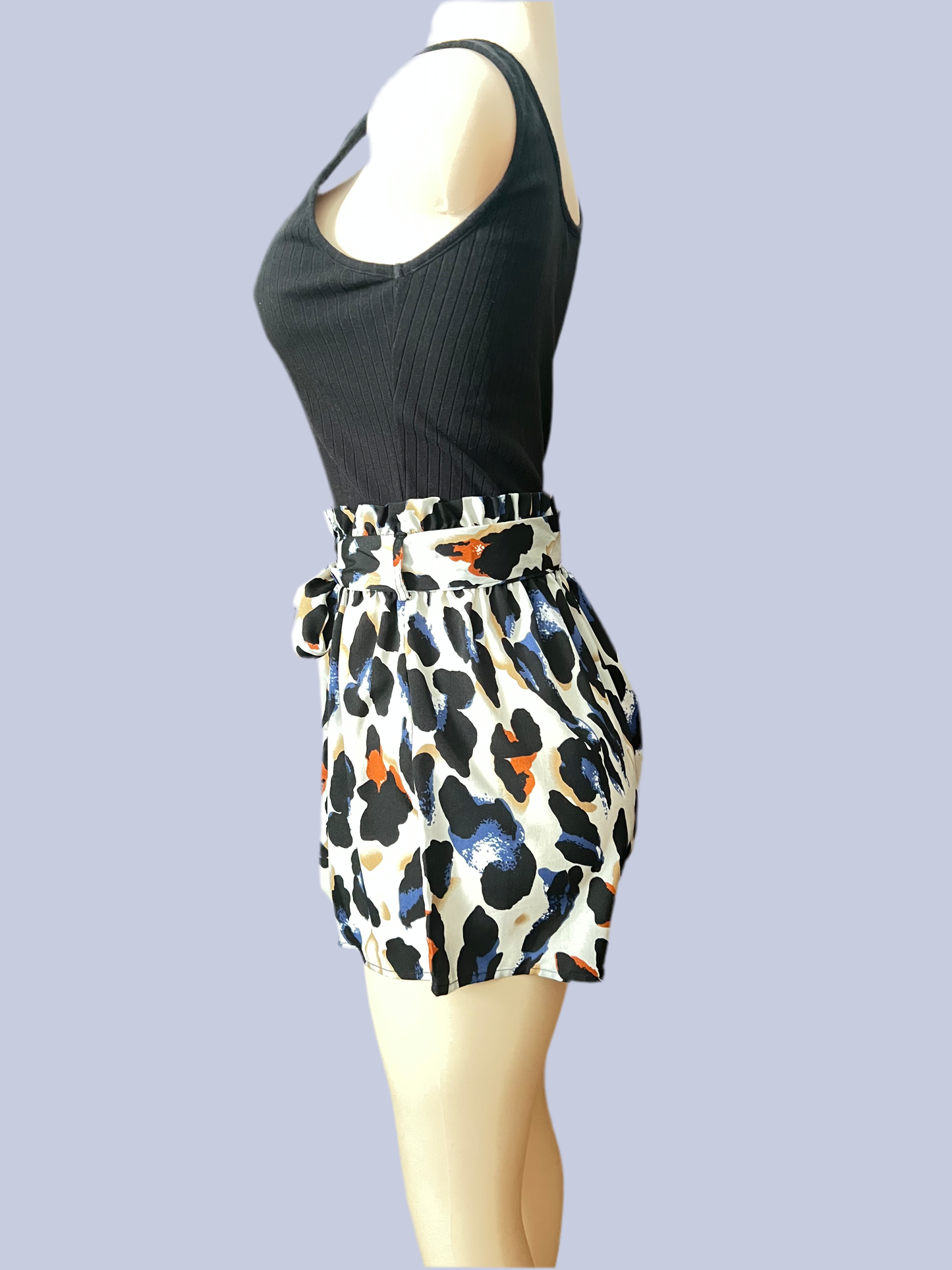 Frenchy Women's Animal Print Bow Tie