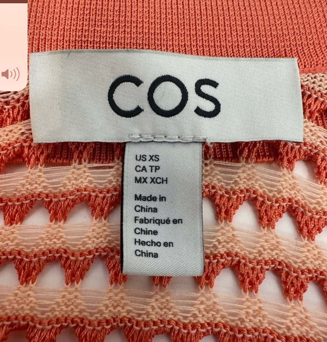 COS
Open-Knit Polo Shirt