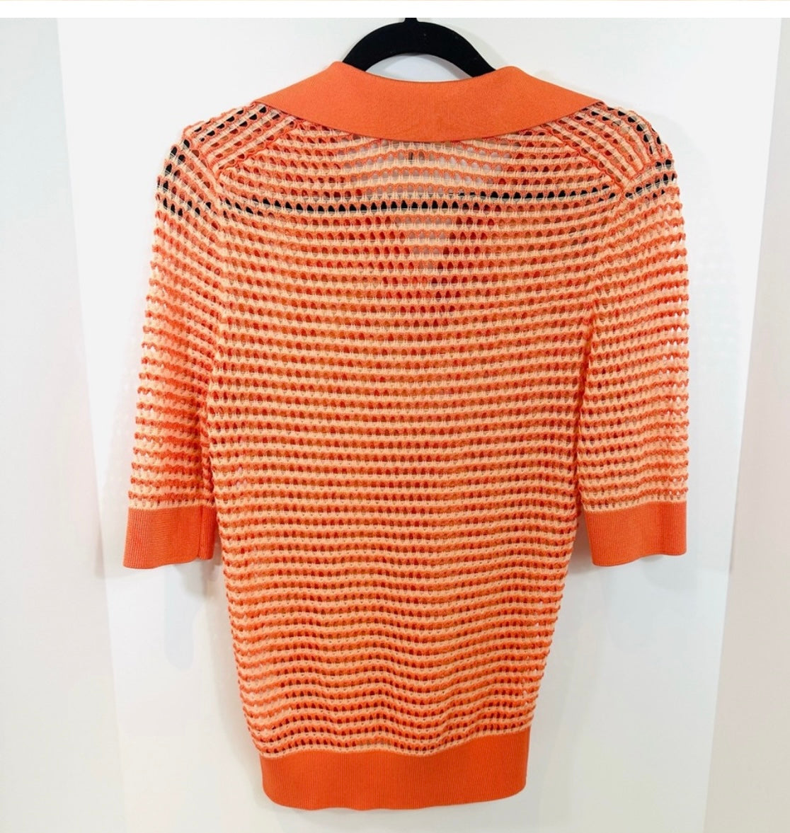 COS
Open-Knit Polo Shirt