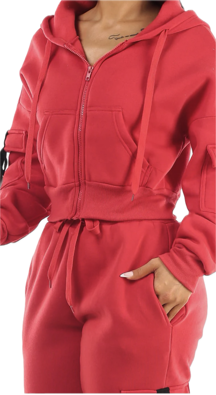 Fleece Zip Up Hoody