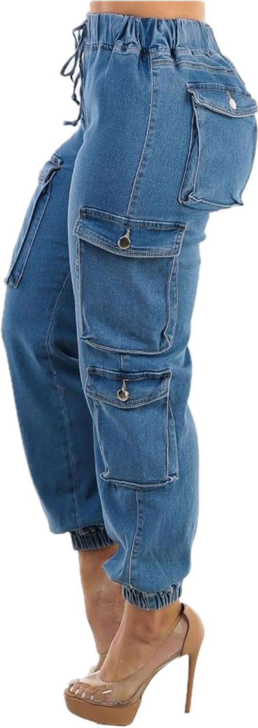 Cargo Denim Jogger Jeans