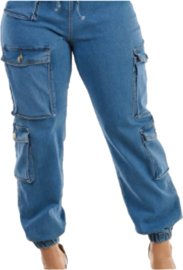 Cargo Denim Jogger Jeans