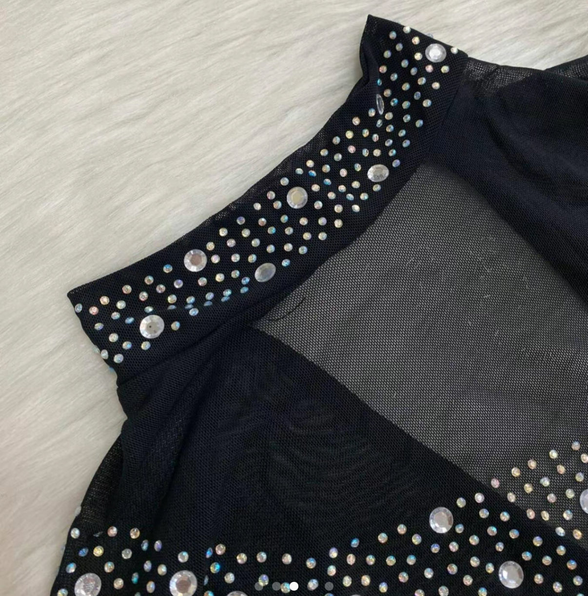 Elegant Black and Silver Women's Dress