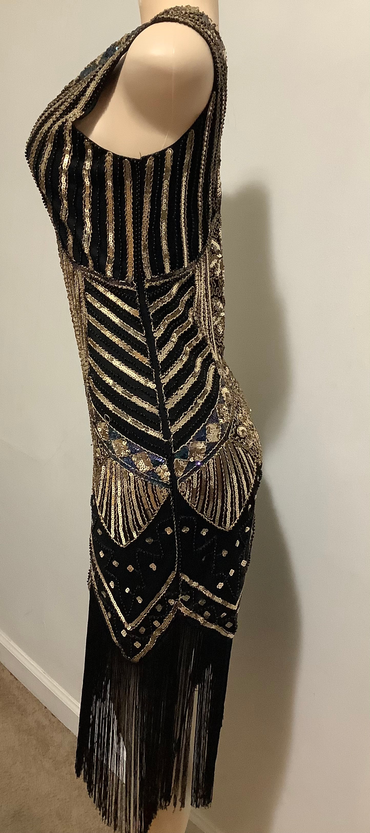 30S Flapper Dress 1920S