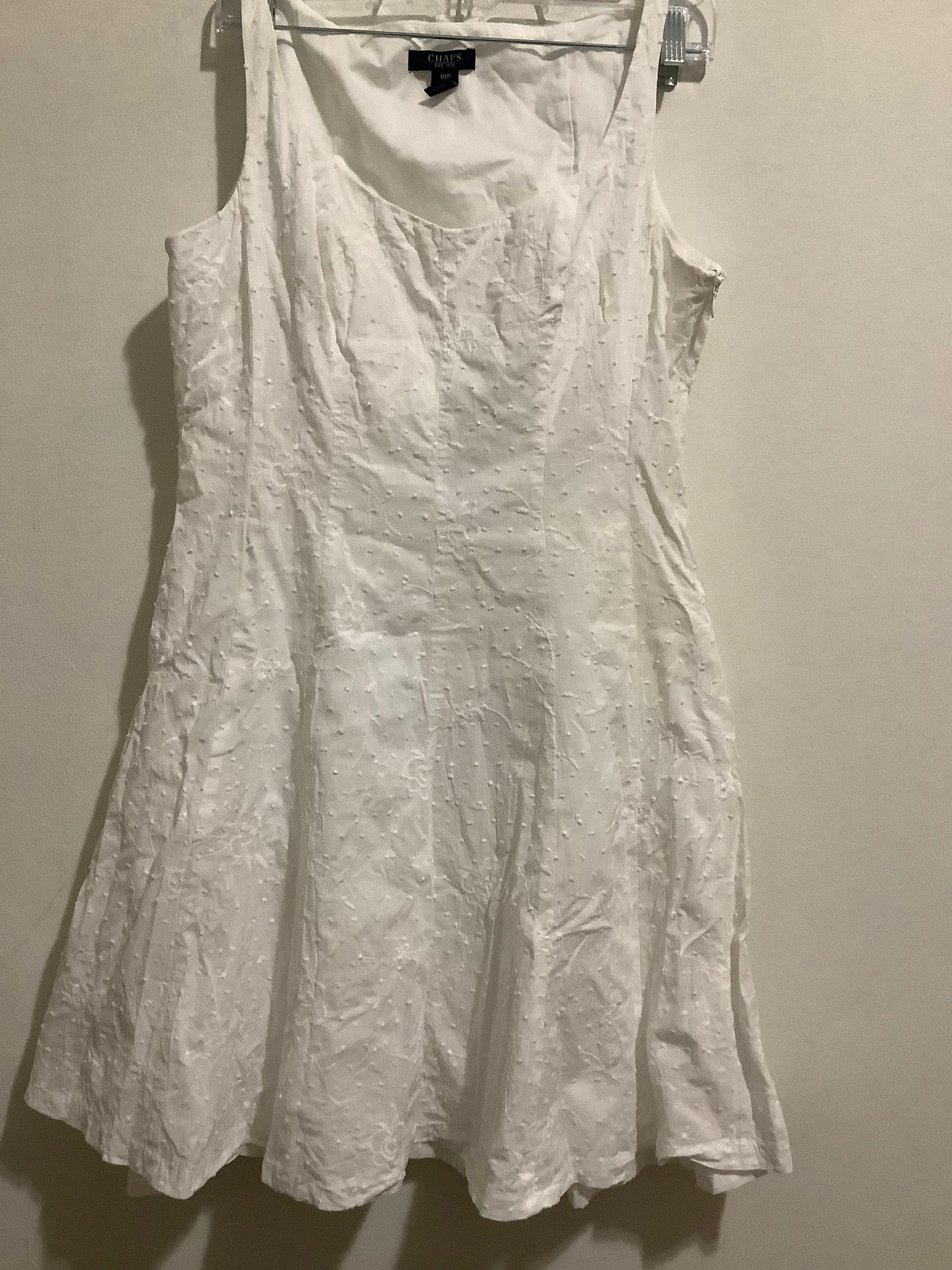Chaps White Dress
