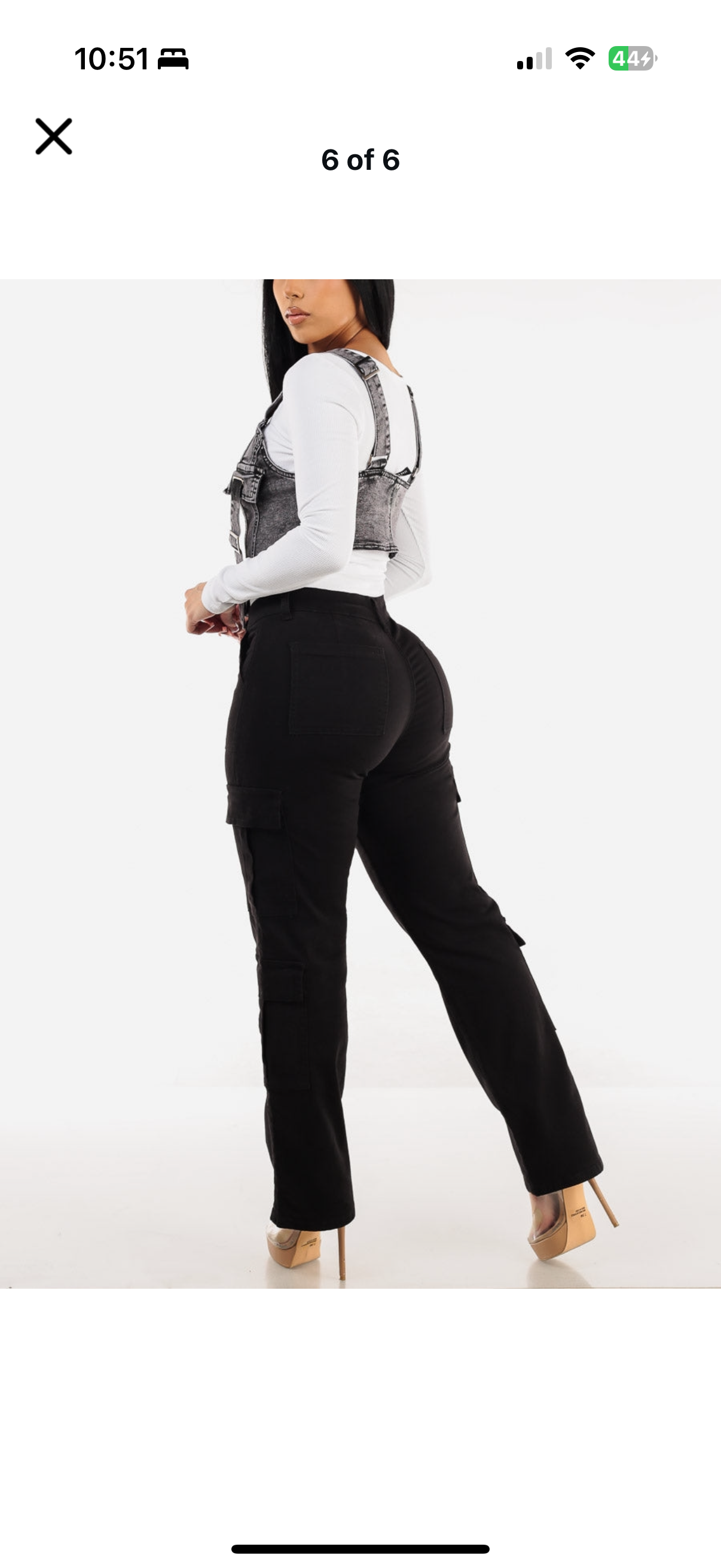Butt Lift Mid Rise Straight Wide..