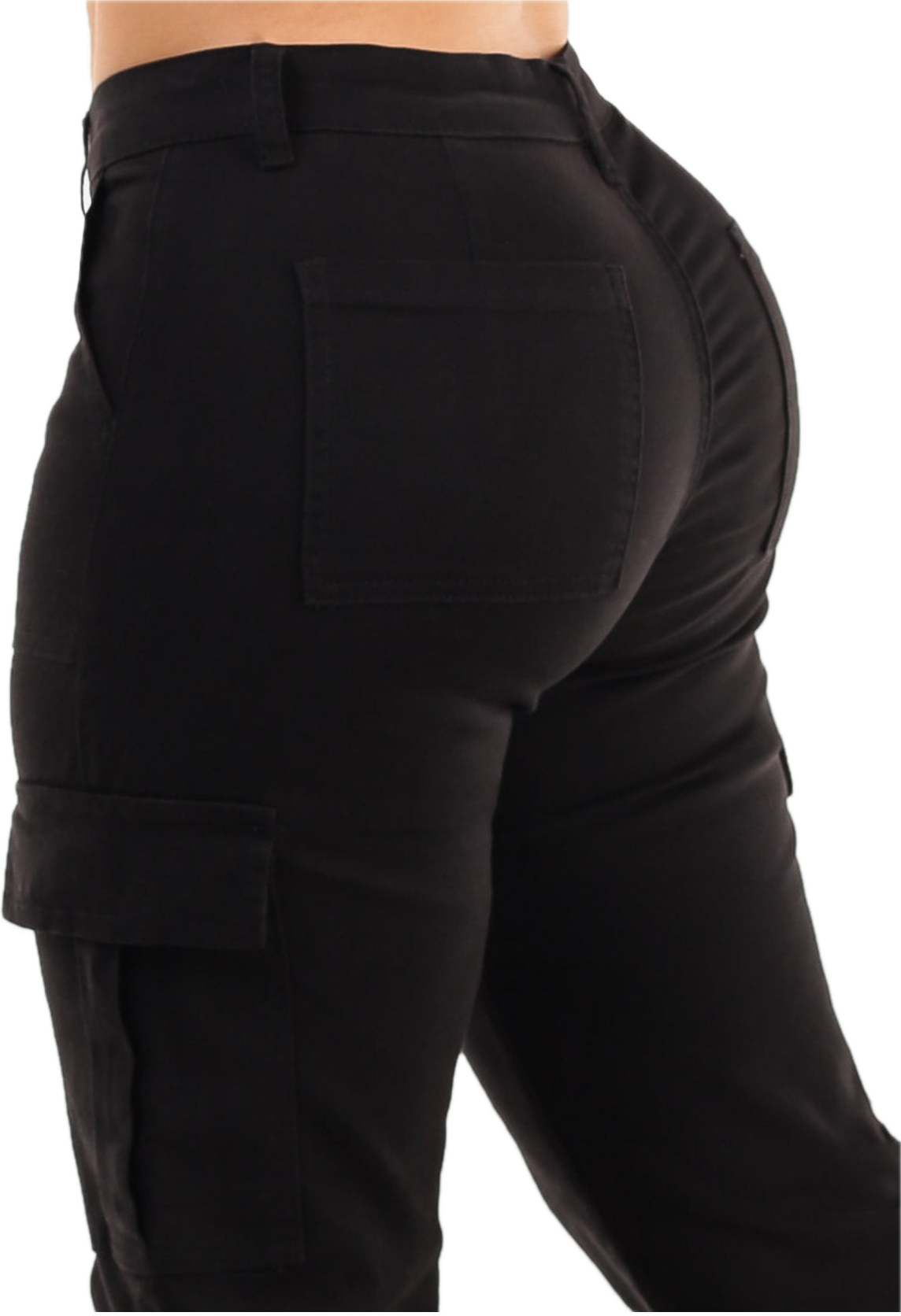 Butt Lift Mid Rise Straight Wide..