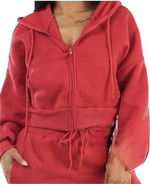 Fleece Zip Up Hoody
