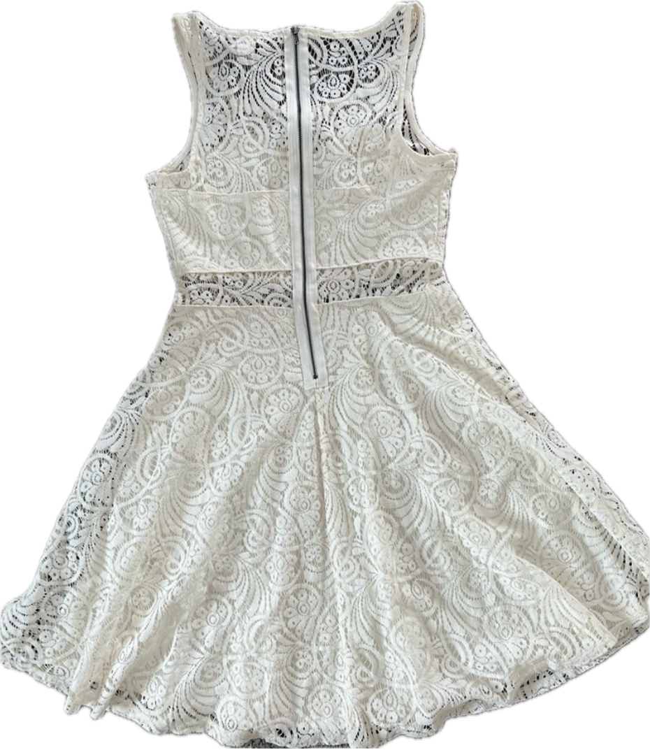 American Rag White Lace Skater Dress