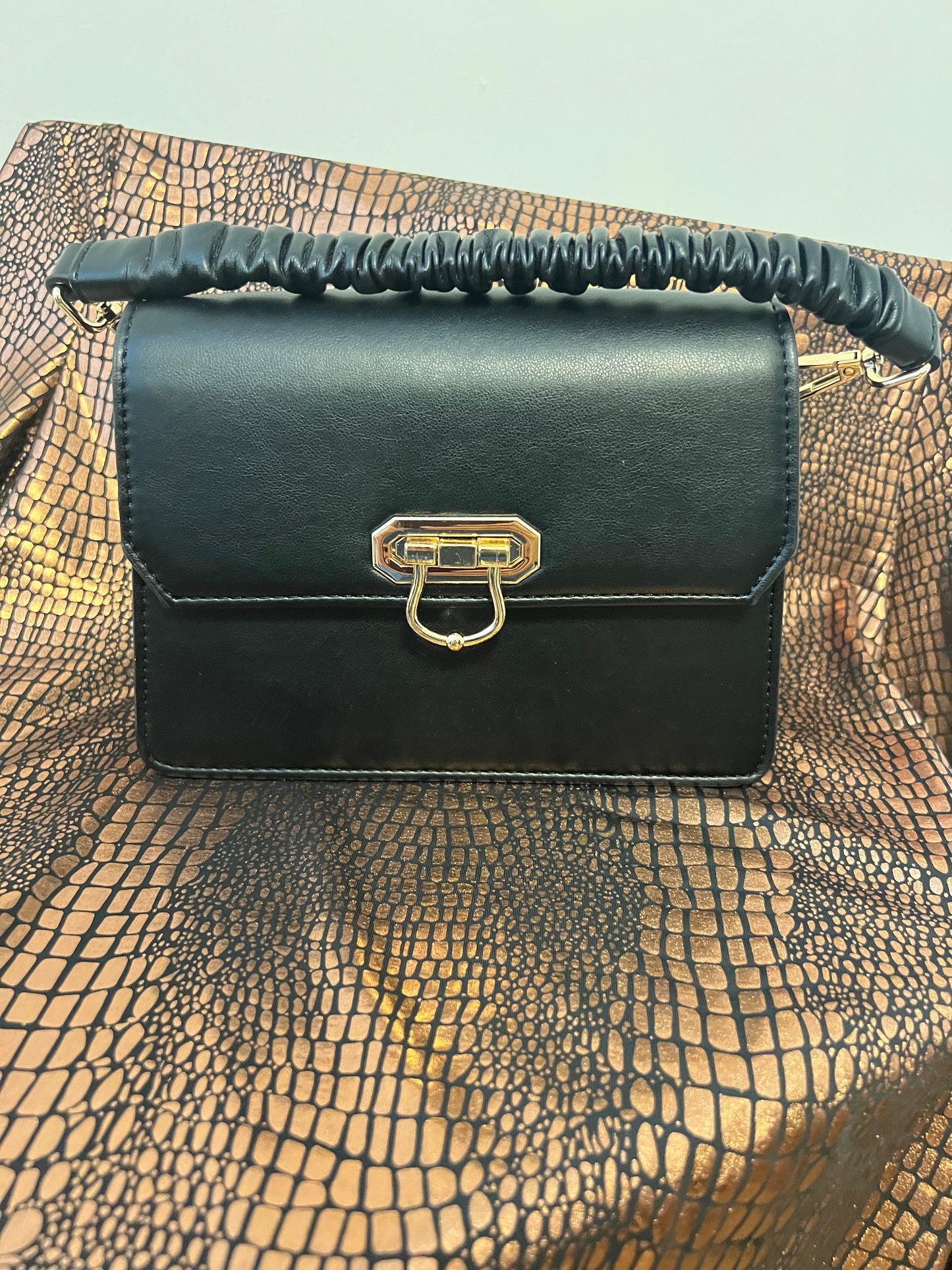 Minimalist Braided Straps Square Bag