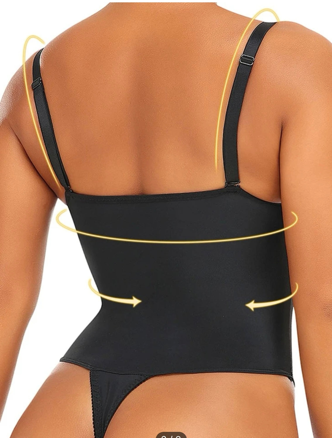 Contrast Lace Underwire Shapewear Bodysuit