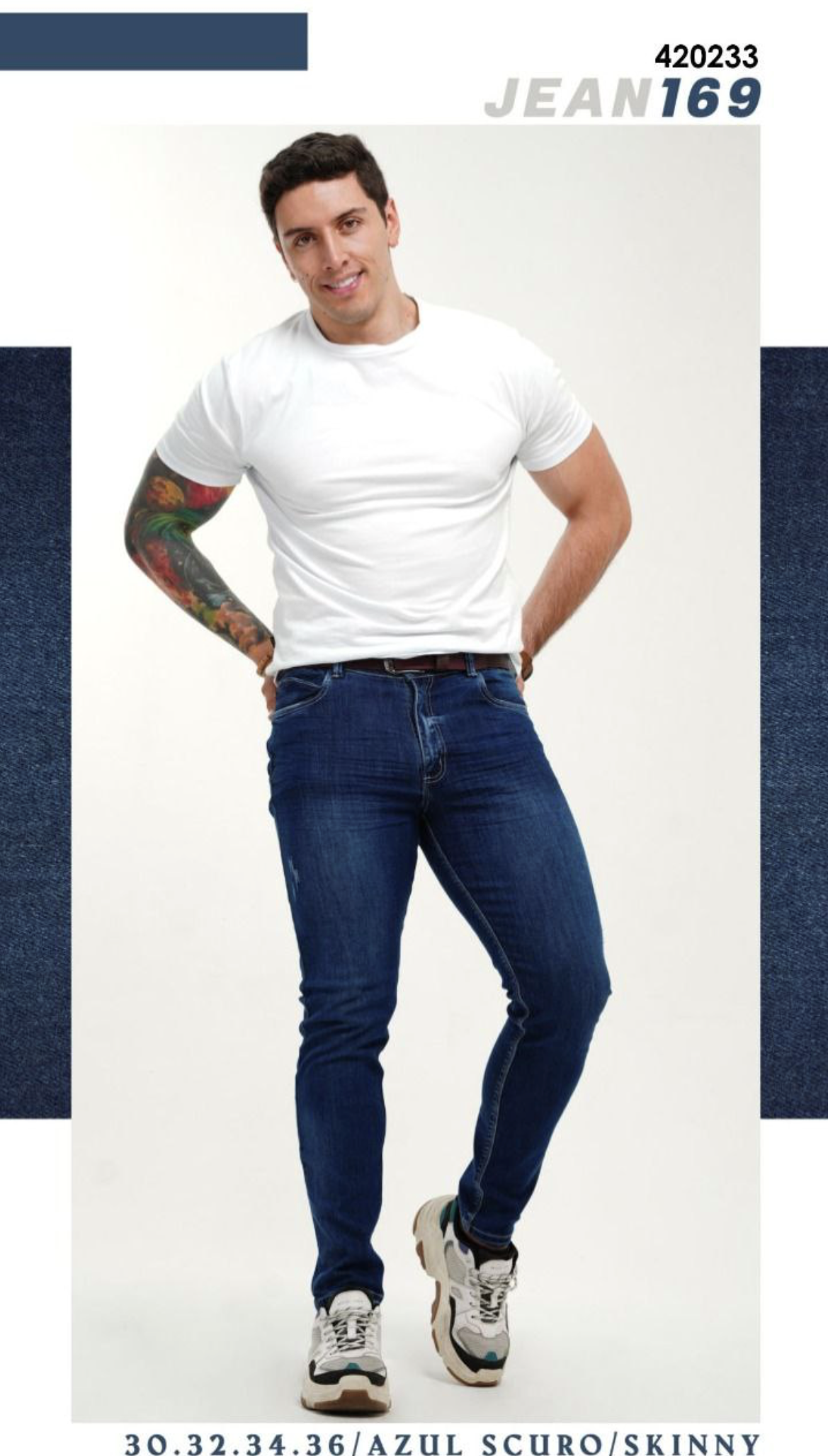 Skinny Jean Para Hombre