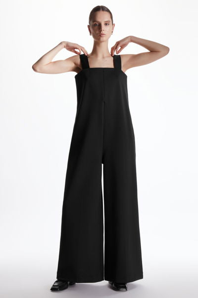 COS :Pleated Wide-Leg Jumpsuit