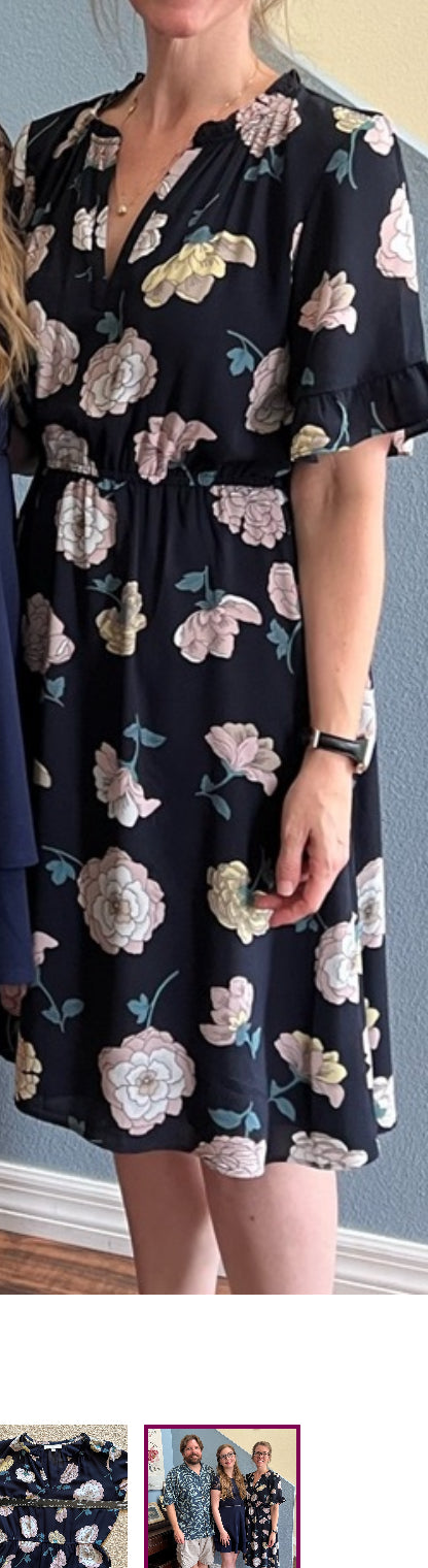 LOFT Midi Floral Dress