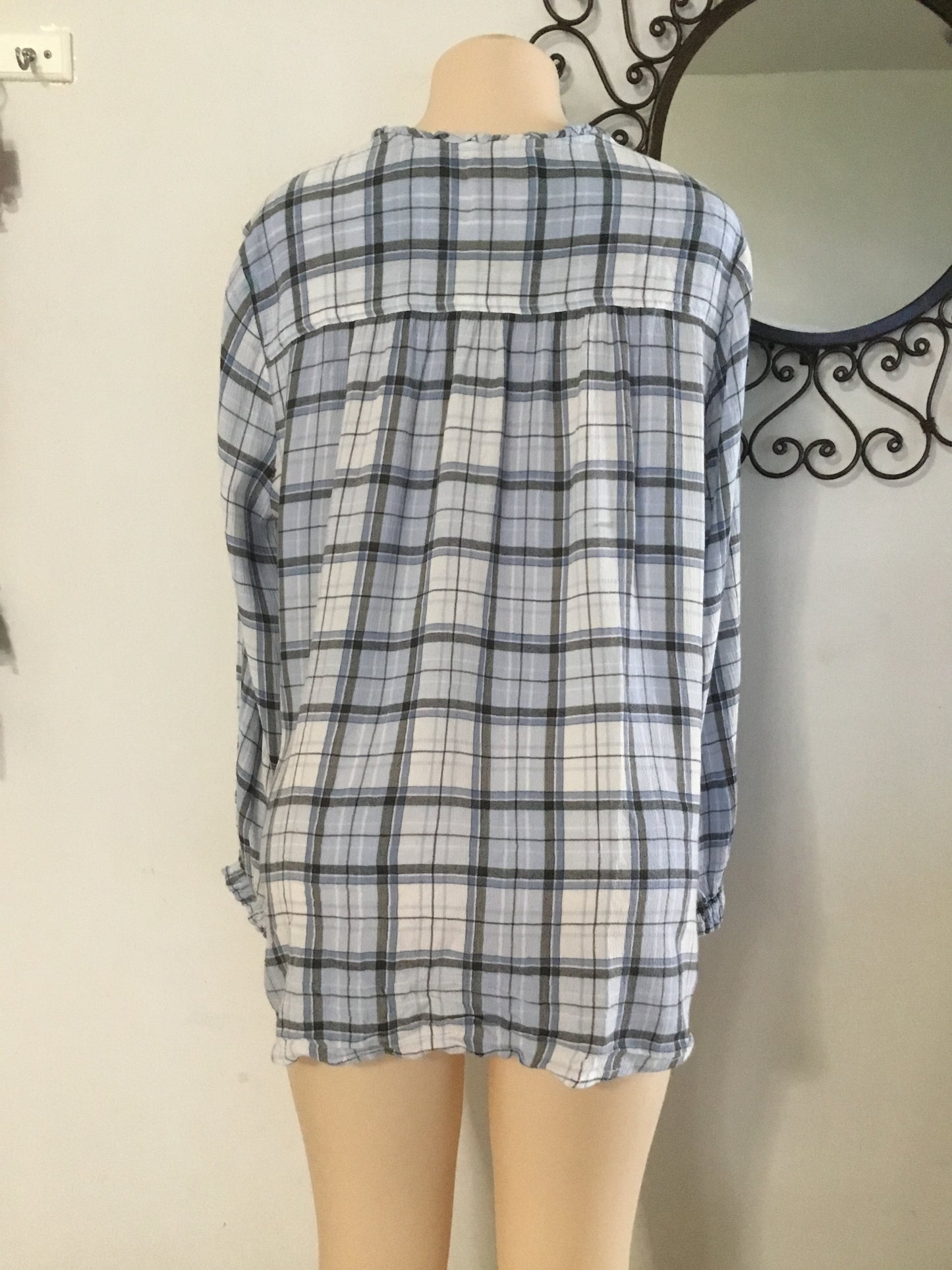 Beach Lunch Lounge plaid tunic