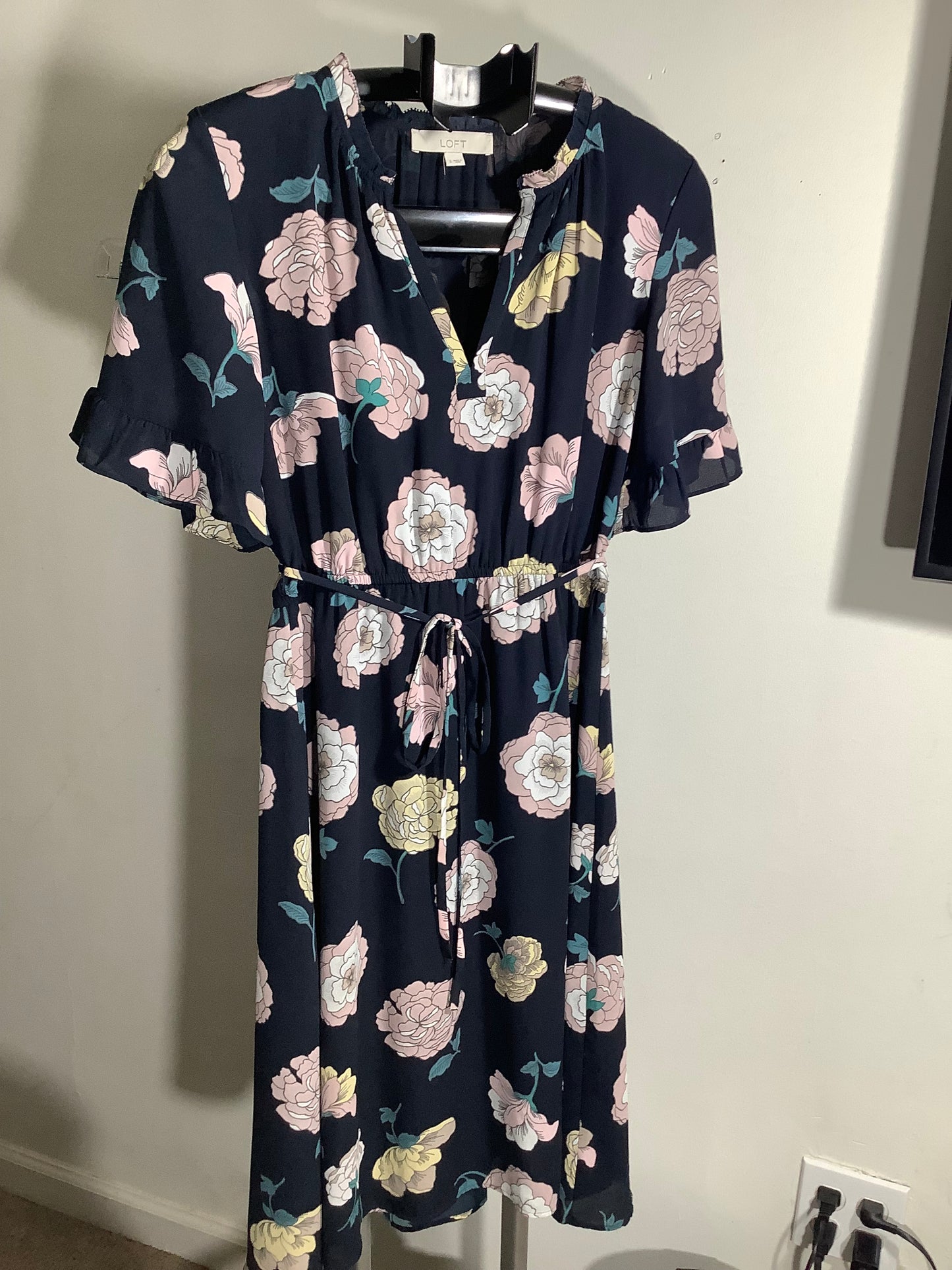 LOFT Midi Floral Dress